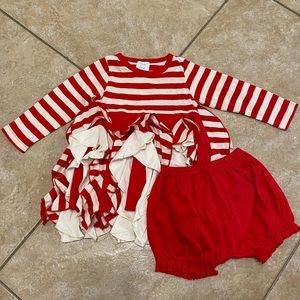 NWT Lemon Loves Layette 2 piece Christmas set